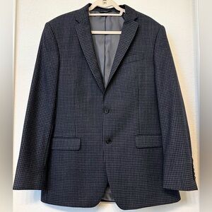 Ralph Lauren Wool Plaid Sport Coat Blazer 44L Made in Canada